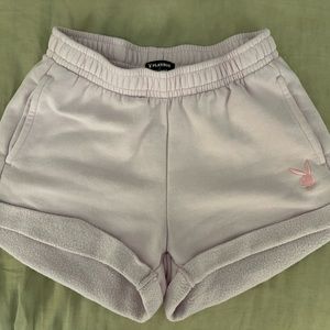 Pink playboy pacsun pants. Soft fleece on the inside. Gently worn.